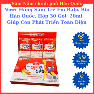 Nước hồng sâm hươu cao cổ cho trẻ - Bio Hàn Quốc 30 gói x 20ml