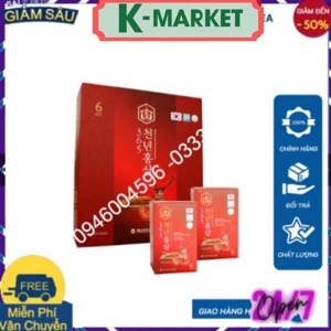 Nước hồng sâm linh chi nhung hươu 365 Hansusam 60 gói