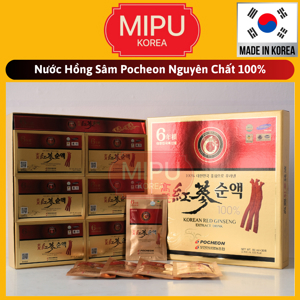 Nước hồng sâm Pocheon 100% (30 Gói x 80ml)