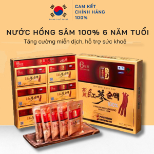 Nước hồng sâm Pocheon 100% (30 Gói x 80ml)