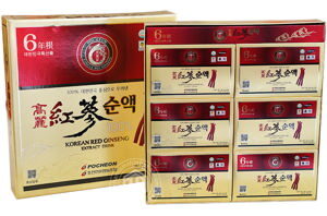 Nước hồng sâm Pocheon 100% (30 Gói x 80ml)