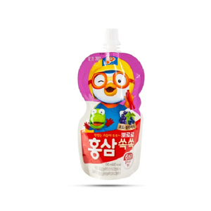 Nước hồng sâm trẻ em hiệu Pororo – túi 100ml