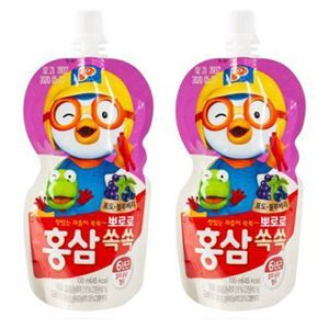 Nước hồng sâm trẻ em hiệu Pororo – túi 100ml