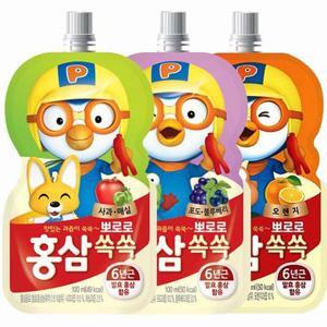 Nước hồng sâm trẻ em hiệu Pororo – túi 100ml