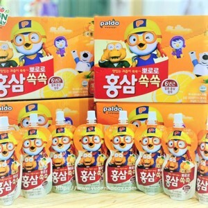 Nước hồng sâm trẻ em hiệu Pororo – túi 100ml