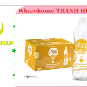 Nước khoáng có ga vị chanh muối Đảnh Thạnh Thùng 24 chai 430ml