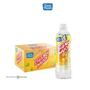 Nước khoáng có ga vị chanh muối Đảnh Thạnh Thùng 24 chai 430ml