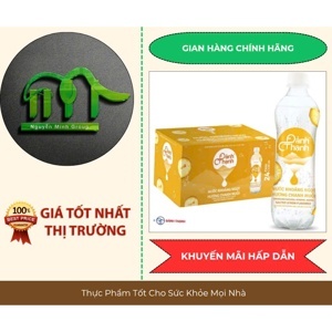 Nước khoáng có ga vị chanh muối Đảnh Thạnh Thùng 24 chai 430ml