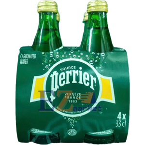 Nước khoáng có gas Perrier thùng 24 chai 330ml