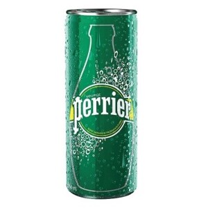 Nước khoáng có gas Perrier vị chanh xanh – lon 250ml x 24