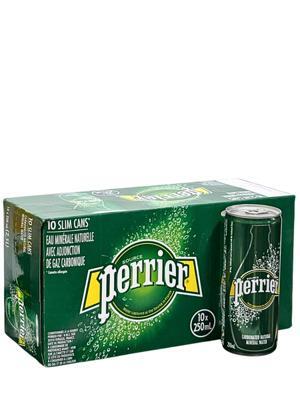Nước khoáng có gas Perrier vị chanh xanh – lon 250ml x 24