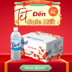 Nước khoáng Vital - Thùng 24 chai 350ml