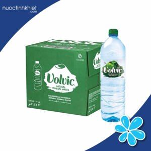 Nước khoáng đóng chai Volvic 1500ml x 12 - Thùng 12 chai