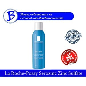 Nước khoáng giúp làm sạch & làm dịu da La Roche Posay Serozinc Zinc Sulfate Solution Cleansing, Soothing 150ml