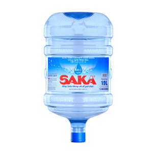Nước khoáng i-on kiềm Saka bình vòi 19 lít