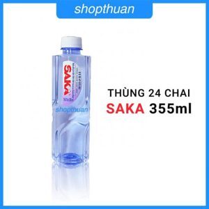 Nước khoáng i-on kiềm Saka Thùng 24 chai 355ml