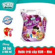 Nước Kun trái nho túi 110ml