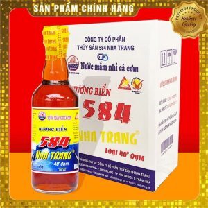 Nước mắm cá cơm 584 Nha Trang 40 độ đạm 500ml