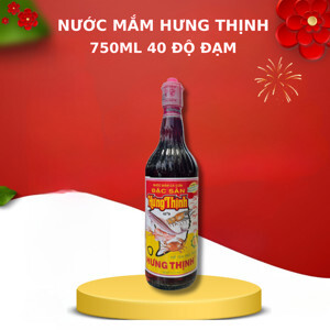 Nước mắm cá cơm đặc sản Hưng Thịnh 40 độ đạm chai 750ml