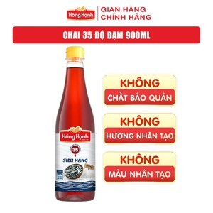 Nước mắm cá cơm Hồng Hạnh Ngư vị chai 900ml