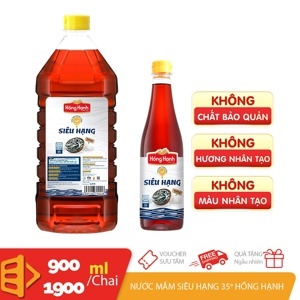 Nước mắm cá cơm Hồng Hạnh Ngư vị chai 900ml