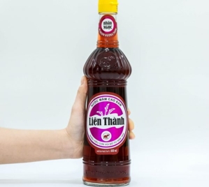 Nước mắm cao đạm Liên Thành nhãn ngọc 40 độ đạm chai 600ml