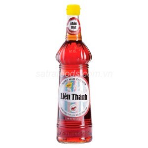 Nước mắm cao đạm Liên Thành nhãn bạc chai 600ml