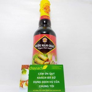 Nước mắm chay âu lạc chai 500 ml