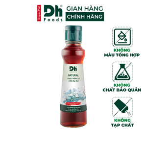 Nước mắm lú hạ thổ 43 độ đạm DH Foods natural chai 180 ml