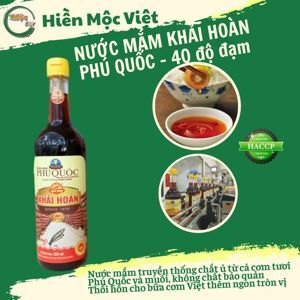 Nước mắm Phú Quốc Khải Hoàn - 40 độ đạm, 520ml