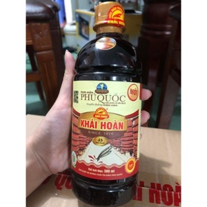 Nước mắm Phú Quốc Khải Hoàn - 43 độ đạm, chai nhựa 500ml