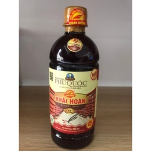 Nước mắm Phú Quốc Khải Hoàn - 43 độ đạm, chai nhựa 500ml