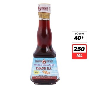 Nước mắm Phú Quốc Thanh Hà 40 độ đạm chai 250 ml