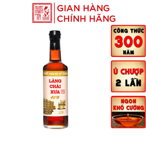 Nước mắm Tĩn 40N chai thủy tinh 500ml