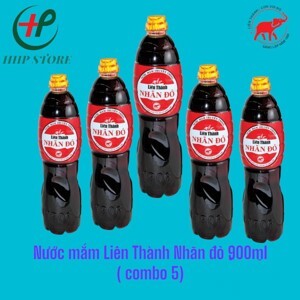 Nước mắm truyền thống Liên Thành nhãn đỏ chai 900ml