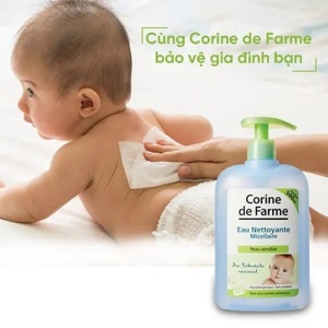 Nước Mi-xel vệ sinh cho bé Eau Nettoyante Micellaire Corine de Farme 500ml