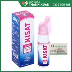 Nước muối biển xisat xịt mũi lọ 75ml trẻ em