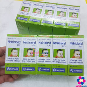 Nước muối Natri Clorid 10ml cho bé