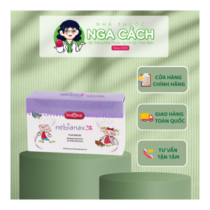 Nước muối Nebial 3% Flaconcini Ý