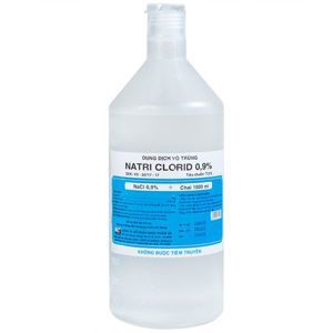 Nước muối sinh lý Natri Clorid 0.9% 1000ml