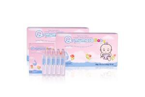 Nước muối sinh lý vô khuẩn cho bé Q - Mumasa Baby Hộp 5 ống