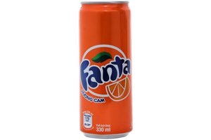 Nước ngọt Fanta cam - 330ml