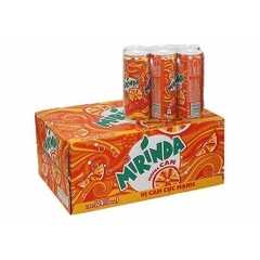 Nước ngọt Mirinda hương cam 330ml - Thùng 24 lon