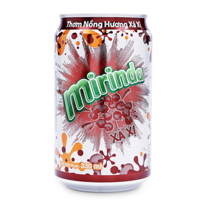 Nước ngọt Mirinda hương xá xị 330ml