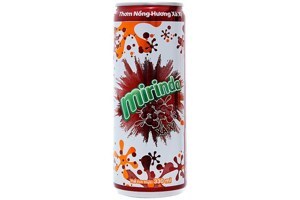 Nước ngọt Mirinda hương xá xị 330ml