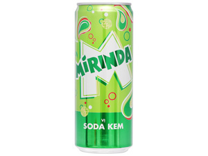 Nước ngọt Mirinda vị soda kem 330ml