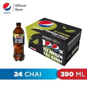 Nước ngọt Pepsi vị chanh không calo - Thùng 24 lon 330ml