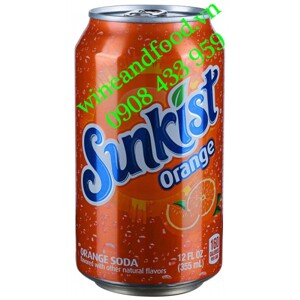 Nước ngọt Sunkist Cam 355ml