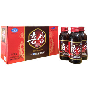 Nước nhân sâm hộp 10 chai 100ml