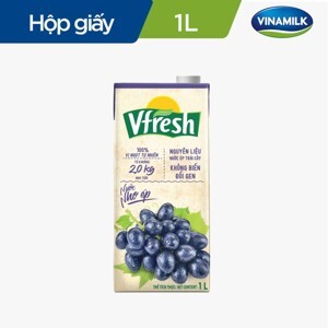 Nước nho ép Vfresh Vinamilk hộp 1L